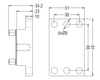 Uniplate de suporte plano 81x51 ER-009219