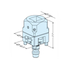 Suporte de eletrodo POFI Square 25 ITS 50 ER-010607 ER-010611