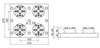 Mandril manual 4 em 1 D100 com placa de base CNC ER-036345